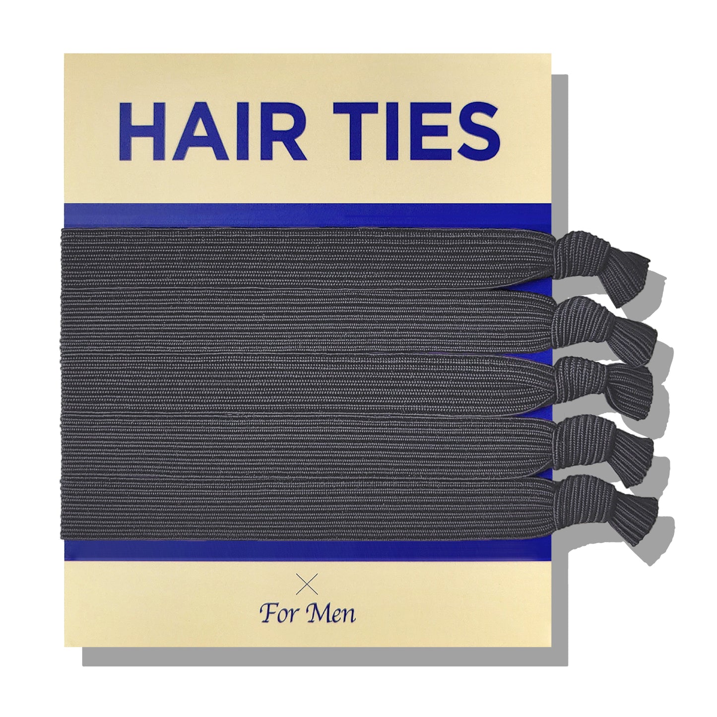 Knotted hair ties for men, mens male hair ties for guys man buns